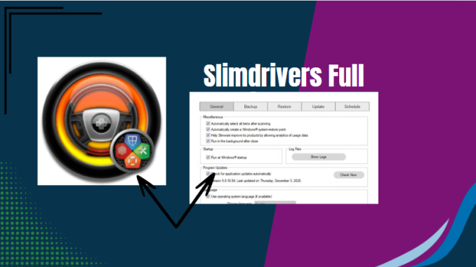 SlimDrivers v2.3.2 (Windows 10, 8 ve 7) için Full İndir